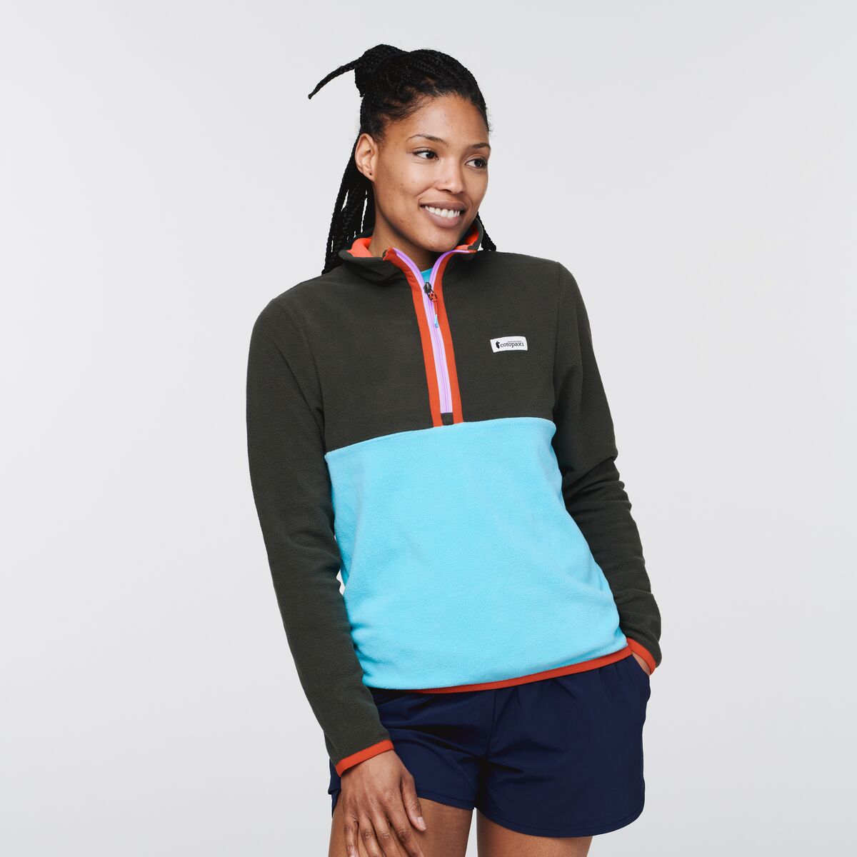 Amado Fleece - Women's, Iron/Blue Sky