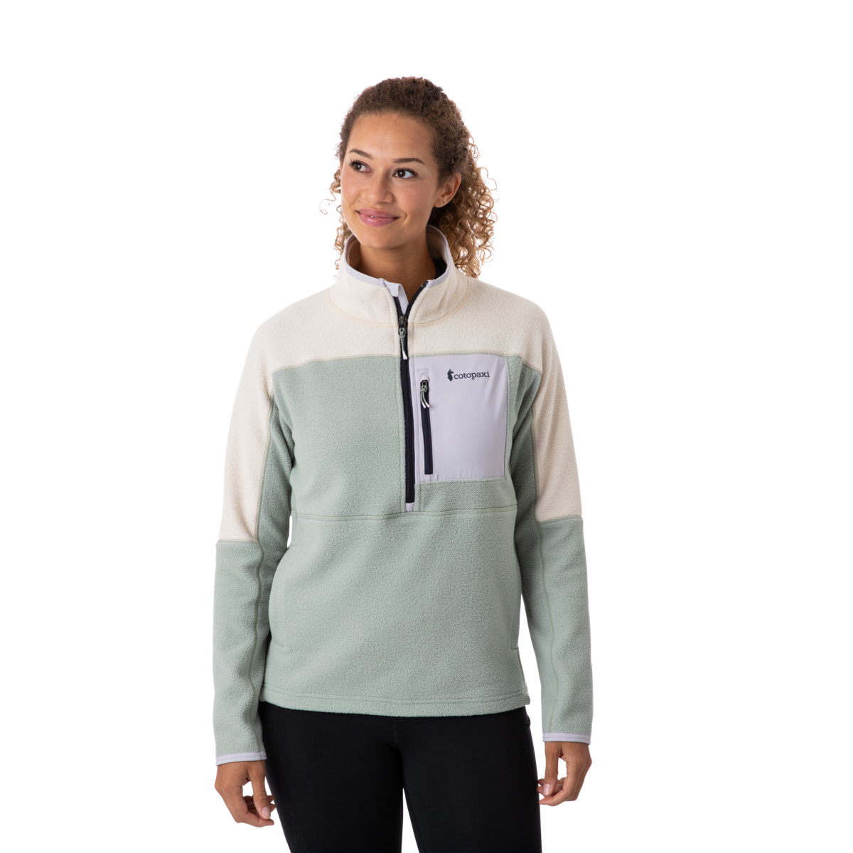 Abrazo Half-Zip Fleece Jacket - Women's, Cream/Brush
