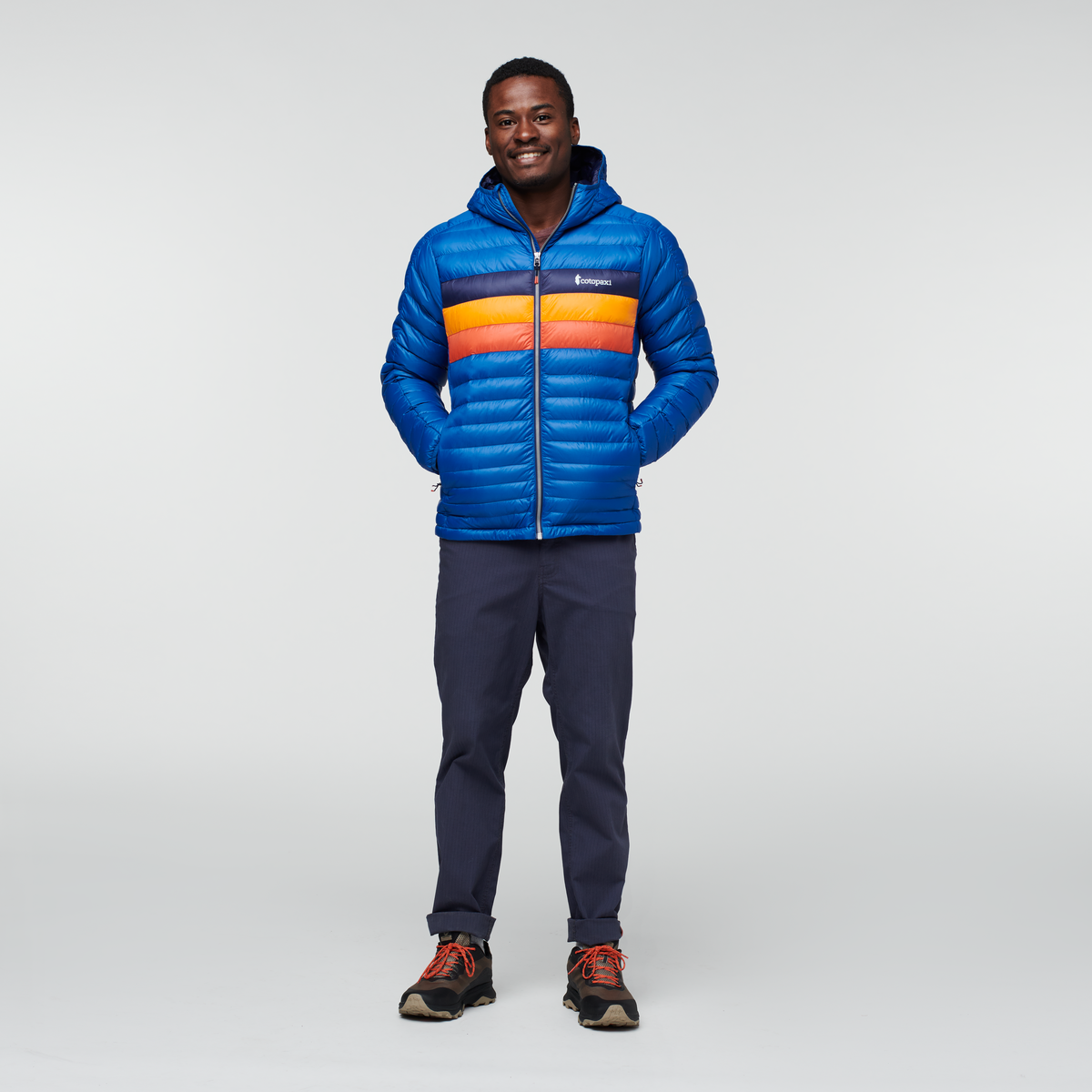 Fuego Down Jacket - Men's, Pacific Stripes