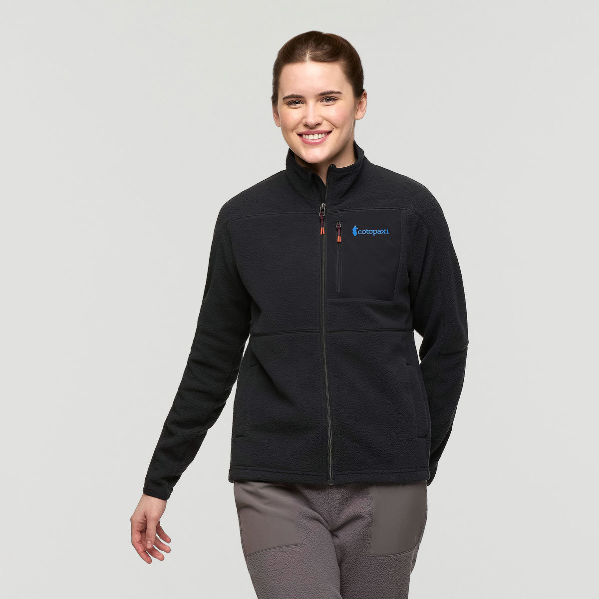 Abrazo Hooded Full-Zip Fleece Jacket - Women's, Cotopaxi Black