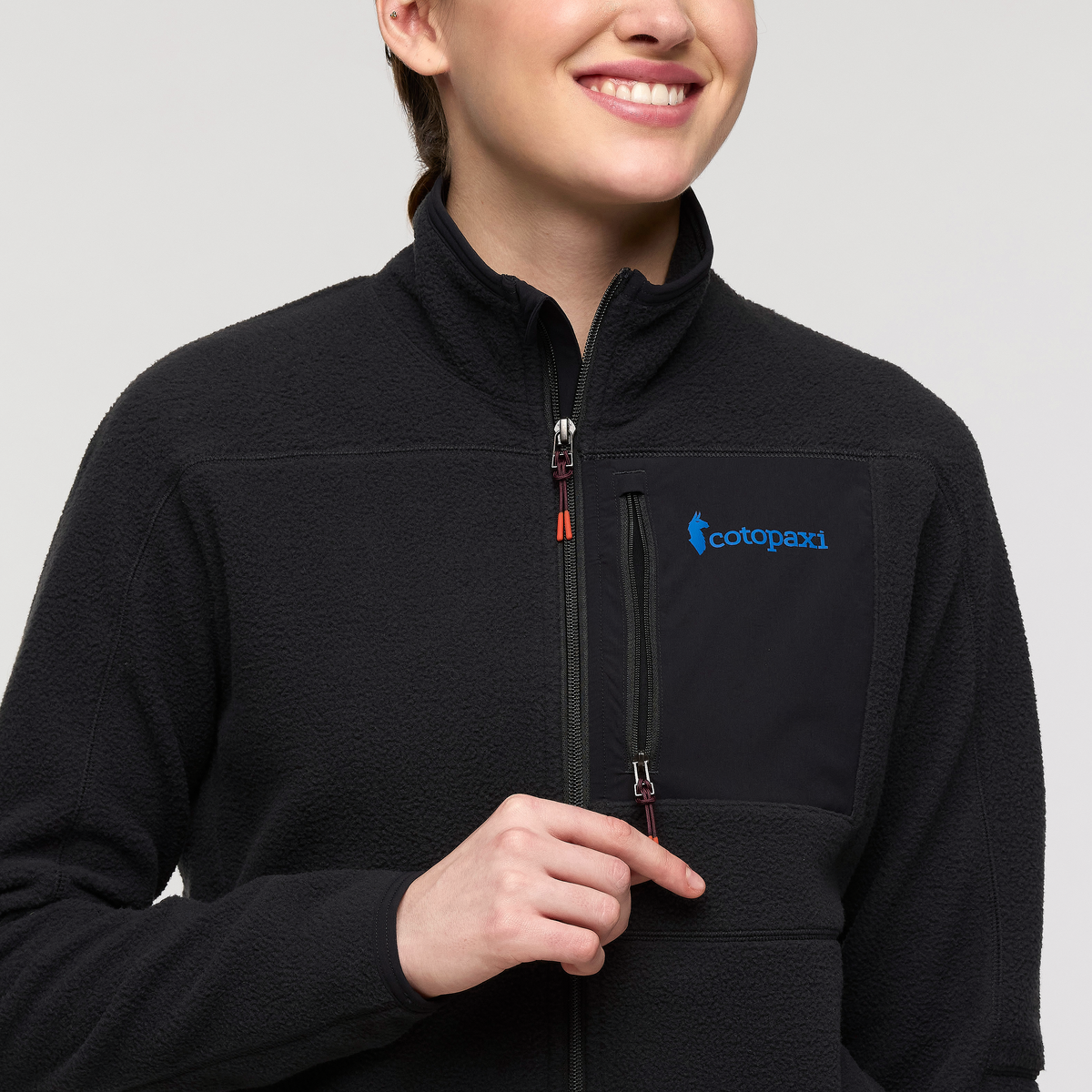 Abrazo Hooded Full-Zip Fleece Jacket - Women's, Cotopaxi Black