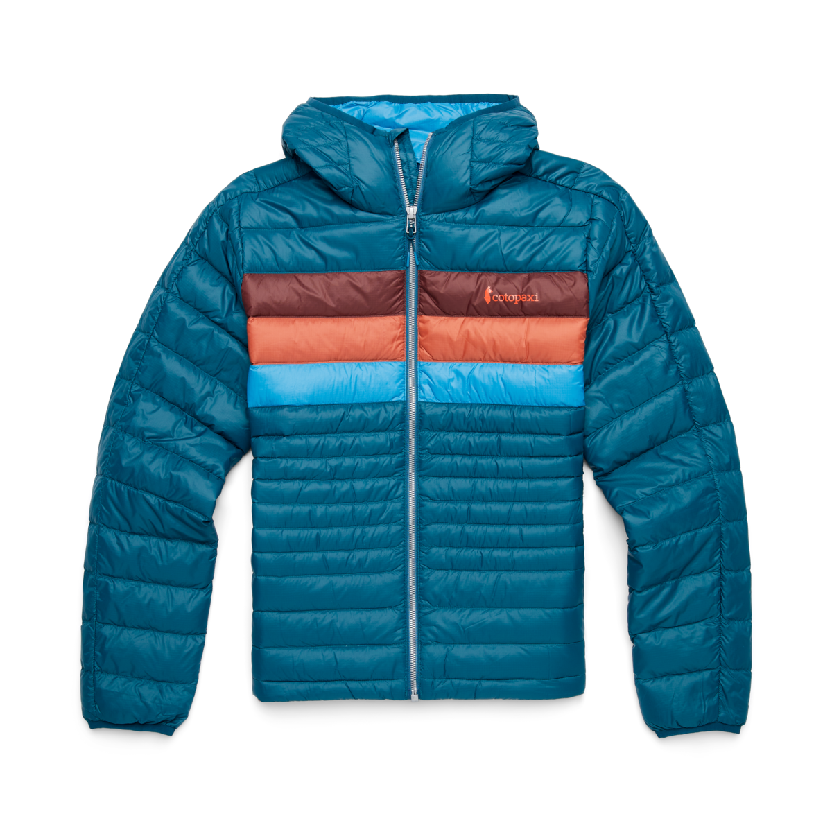 Fuego Hooded Down Jacket - Women's, Abyss Stripes