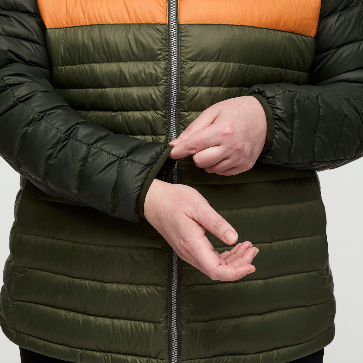 Fuego Down Hooded Jacket - Plus Size - Women's, Woods/Fatigue