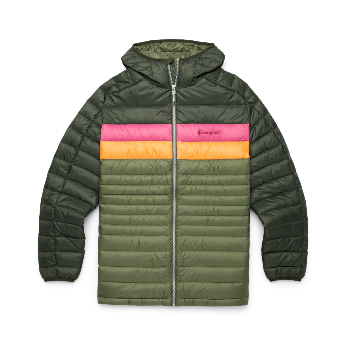 Fuego Down Hooded Jacket - Plus Size - Women's, Woods/Fatigue