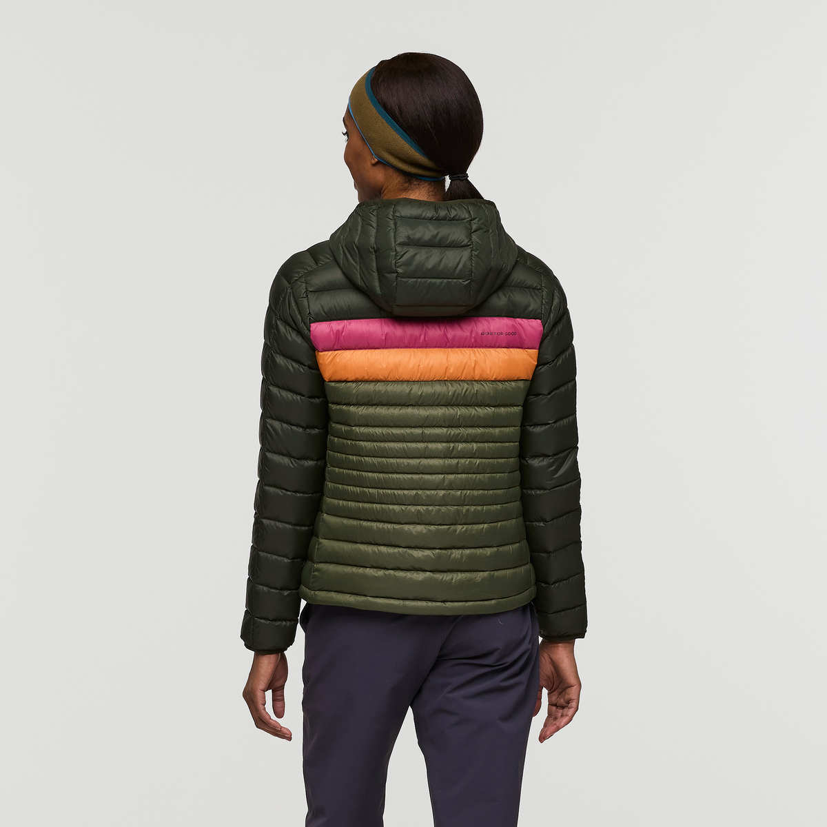 Fuego Down Hooded Jacket - Women's, Woods/Fatigue