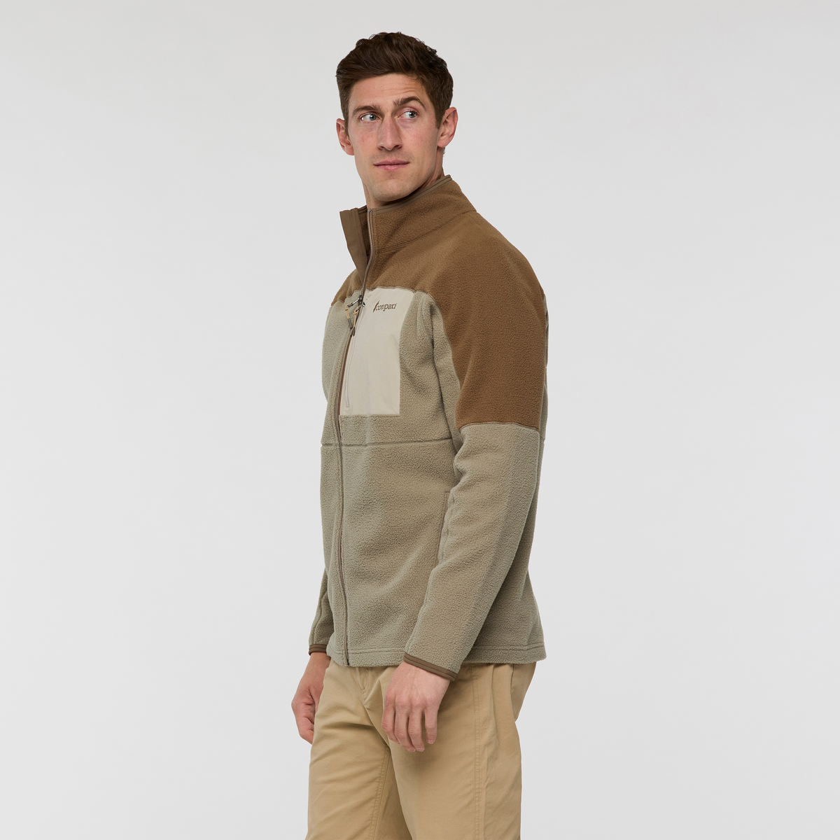 Abrazo Full-Zip Fleece Jacket - Men's, Dune and Stone
