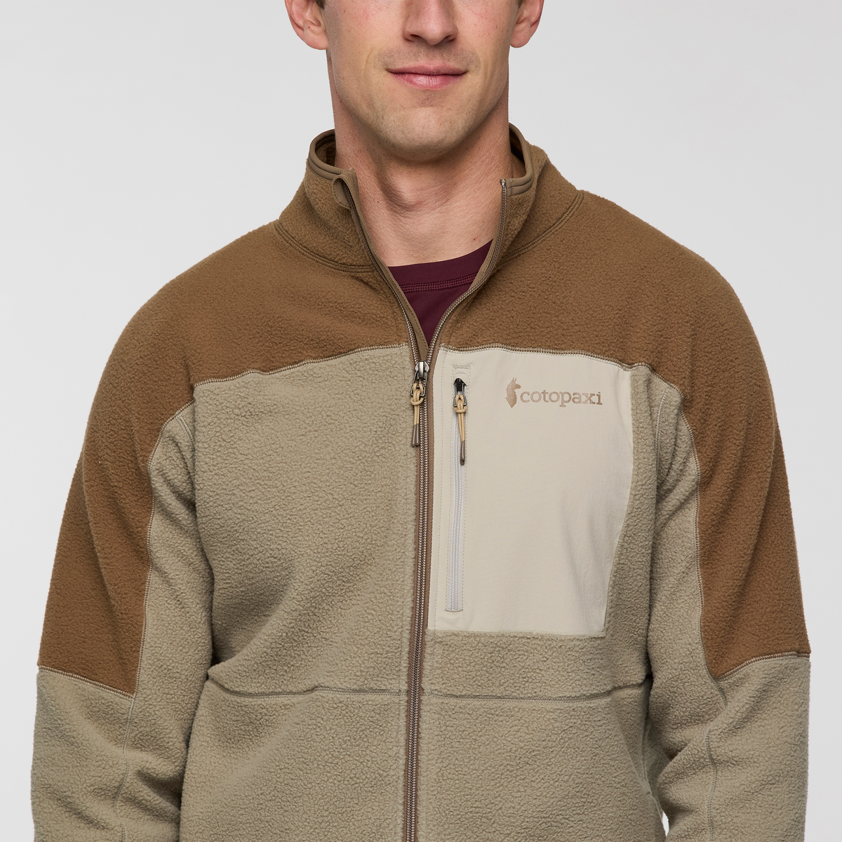 Abrazo Full-Zip Fleece Jacket - Men's, Dune and Stone
