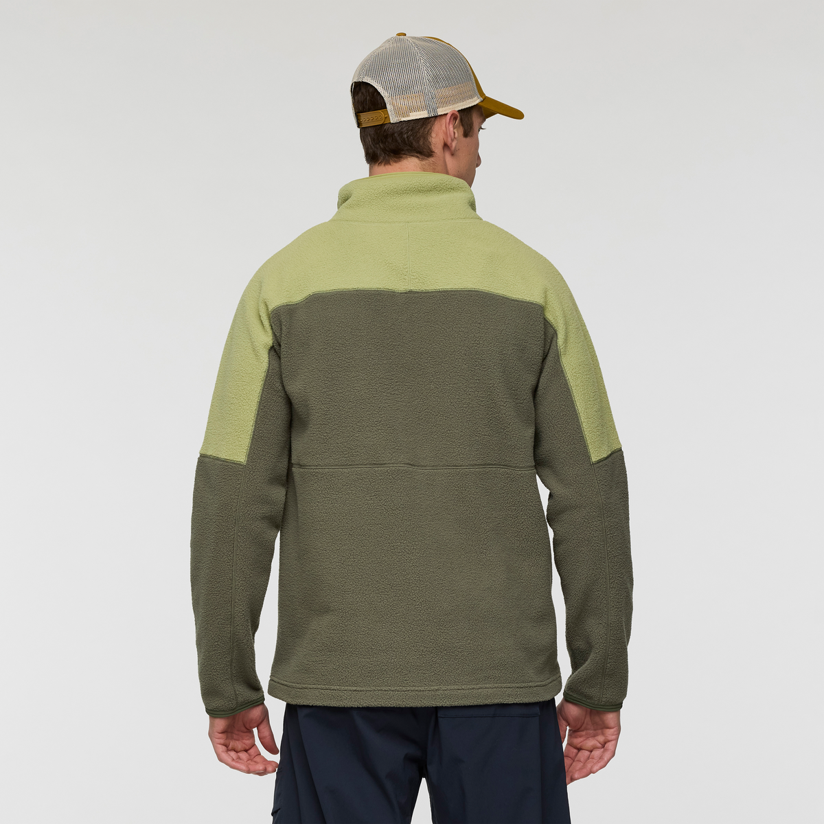 Abrazo Half-Zip Fleece Jacket - Men's, Seed and Fatigue