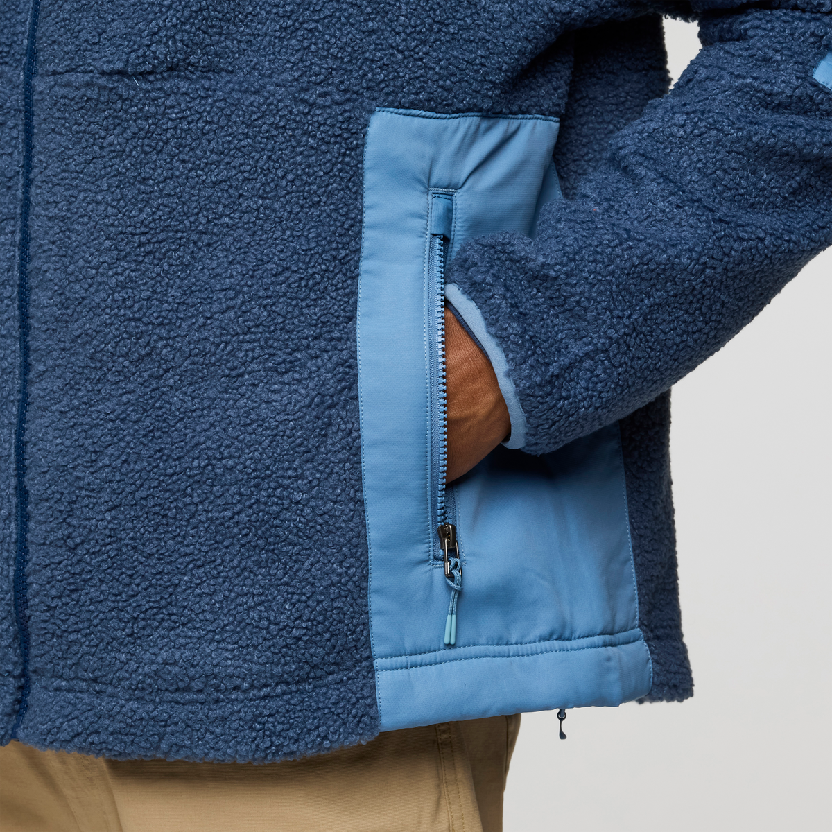 Bacano Fleece Jacket - Men's, Deep Sea and Fjord