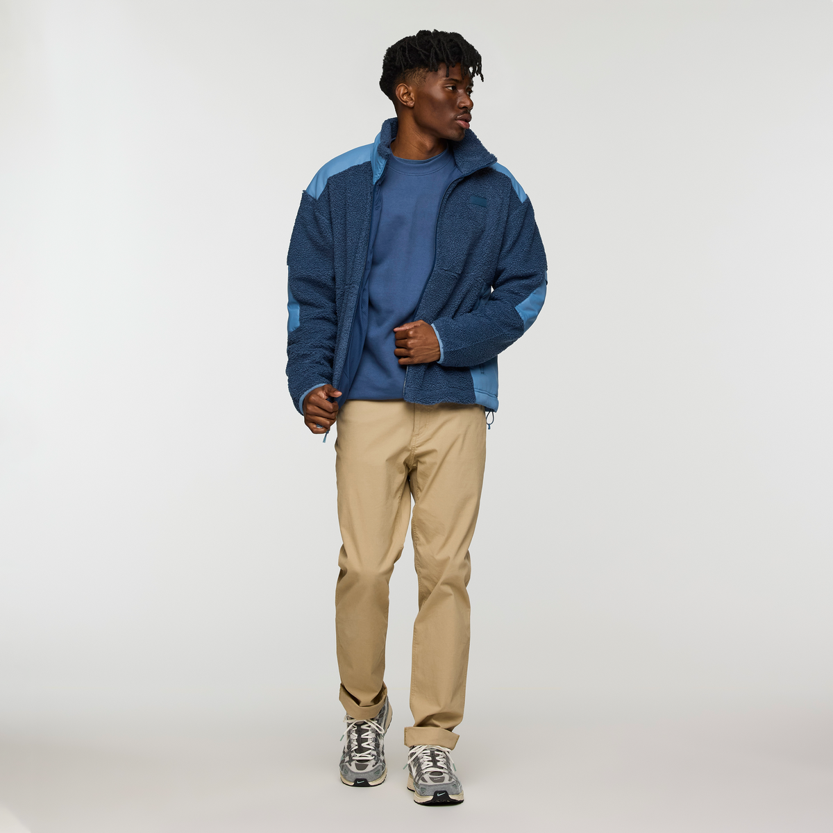 Bacano Fleece Jacket - Men's, Deep Sea and Fjord