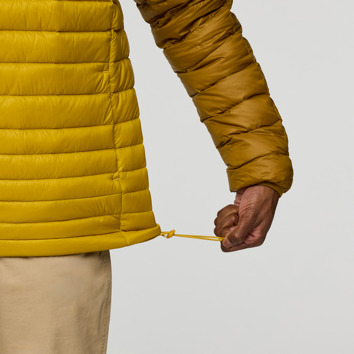 Fuego Hooded Down Jacket - Men's, Bronze/Gold