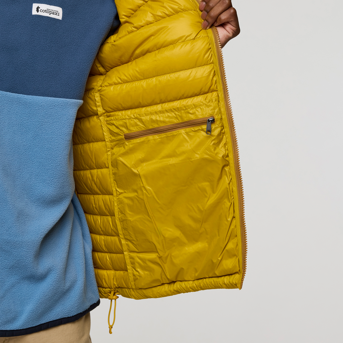 Fuego Hooded Down Jacket - Men's, Bronze/Gold