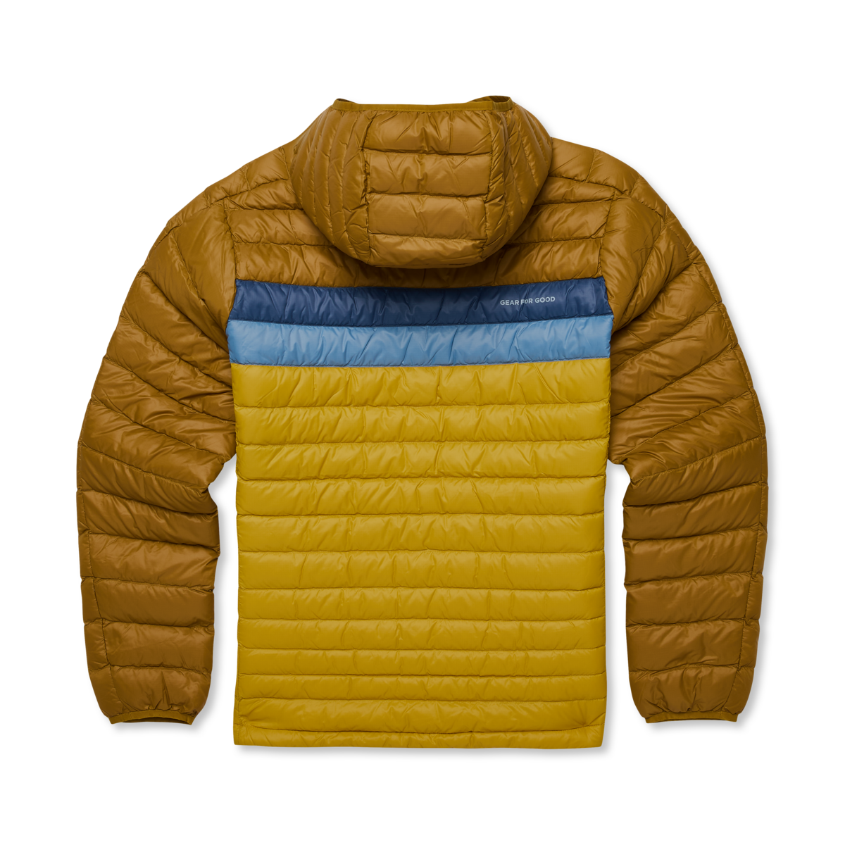 Fuego Hooded Down Jacket - Men's, Bronze/Gold