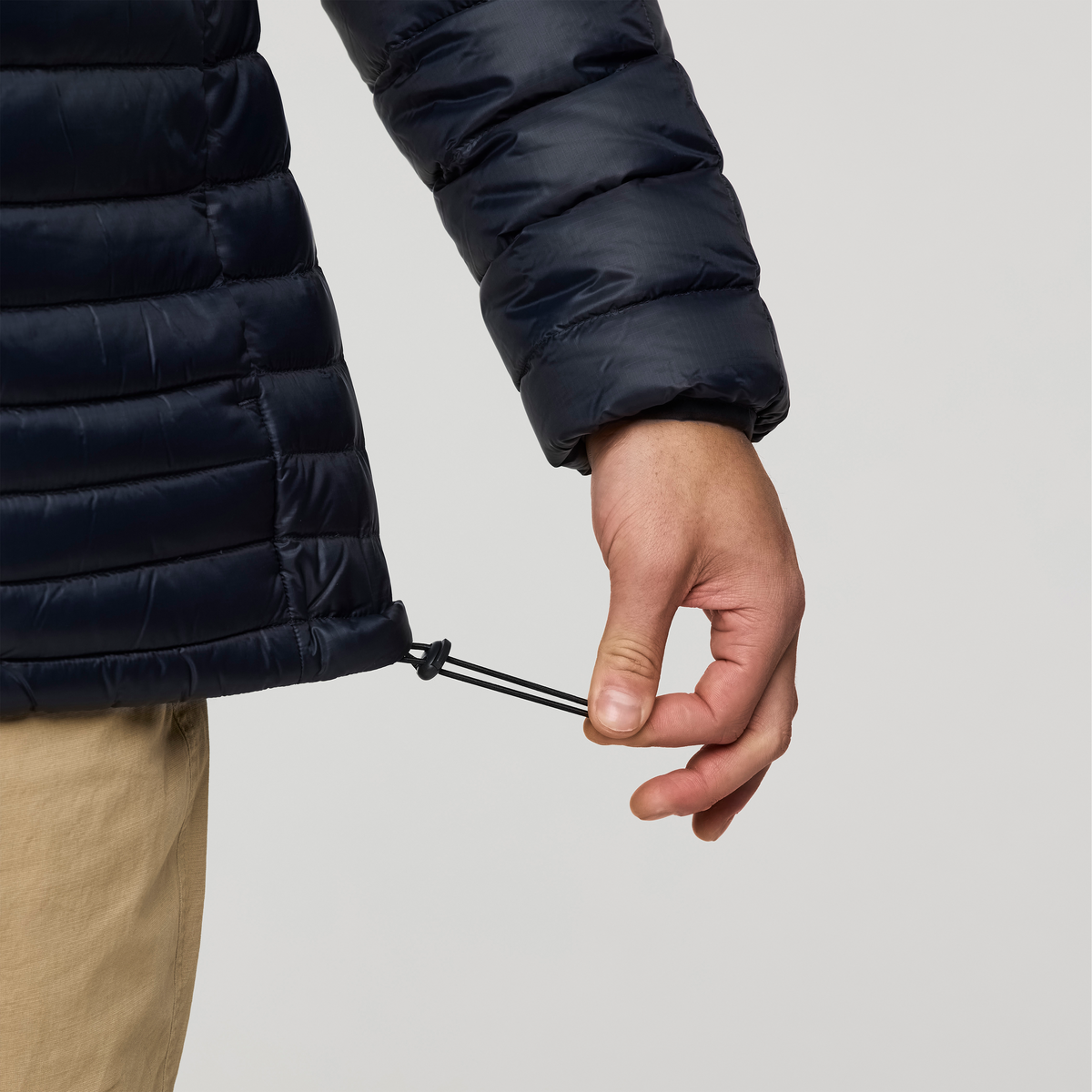 Fuego Hooded Down Jacket - Men's, Carbon Stripes