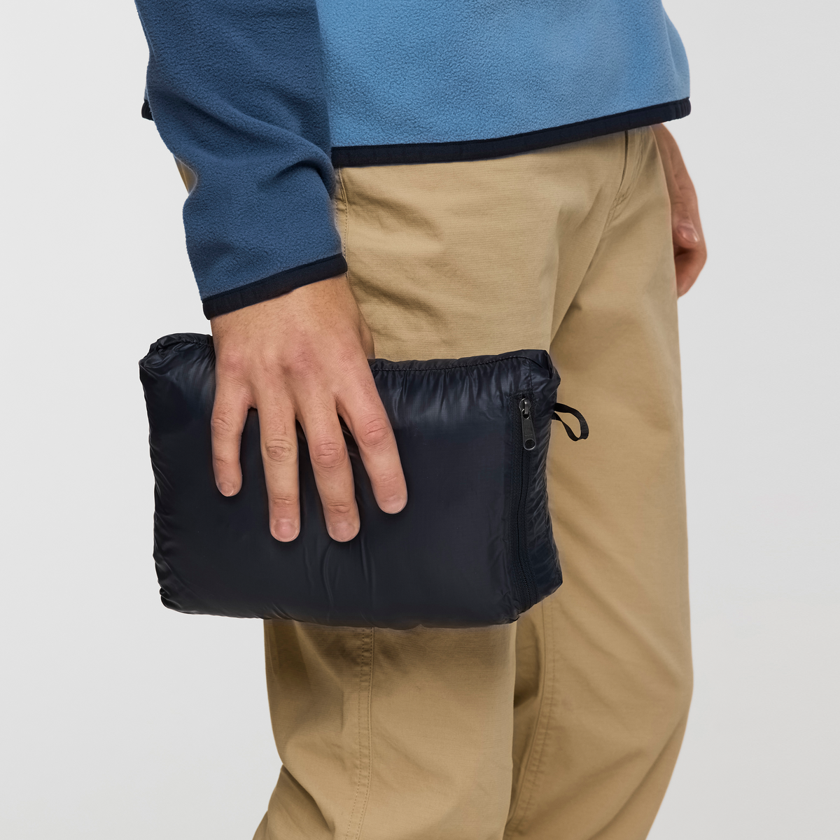 Fuego Hooded Down Jacket - Men's, Carbon Stripes