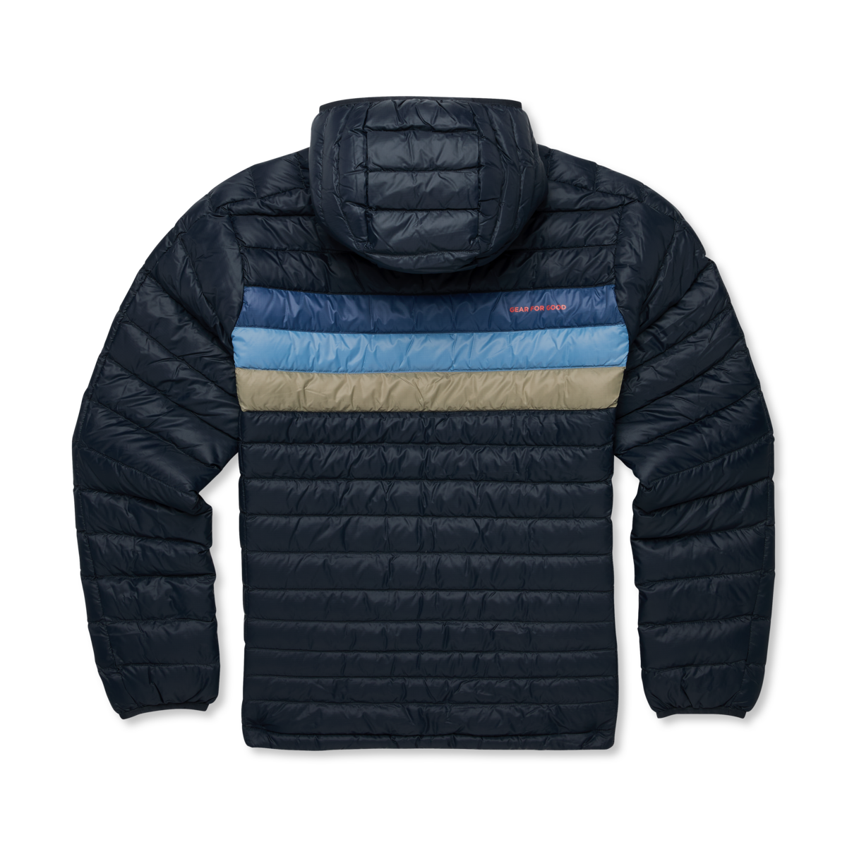 Fuego Hooded Down Jacket - Men's, Carbon Stripes