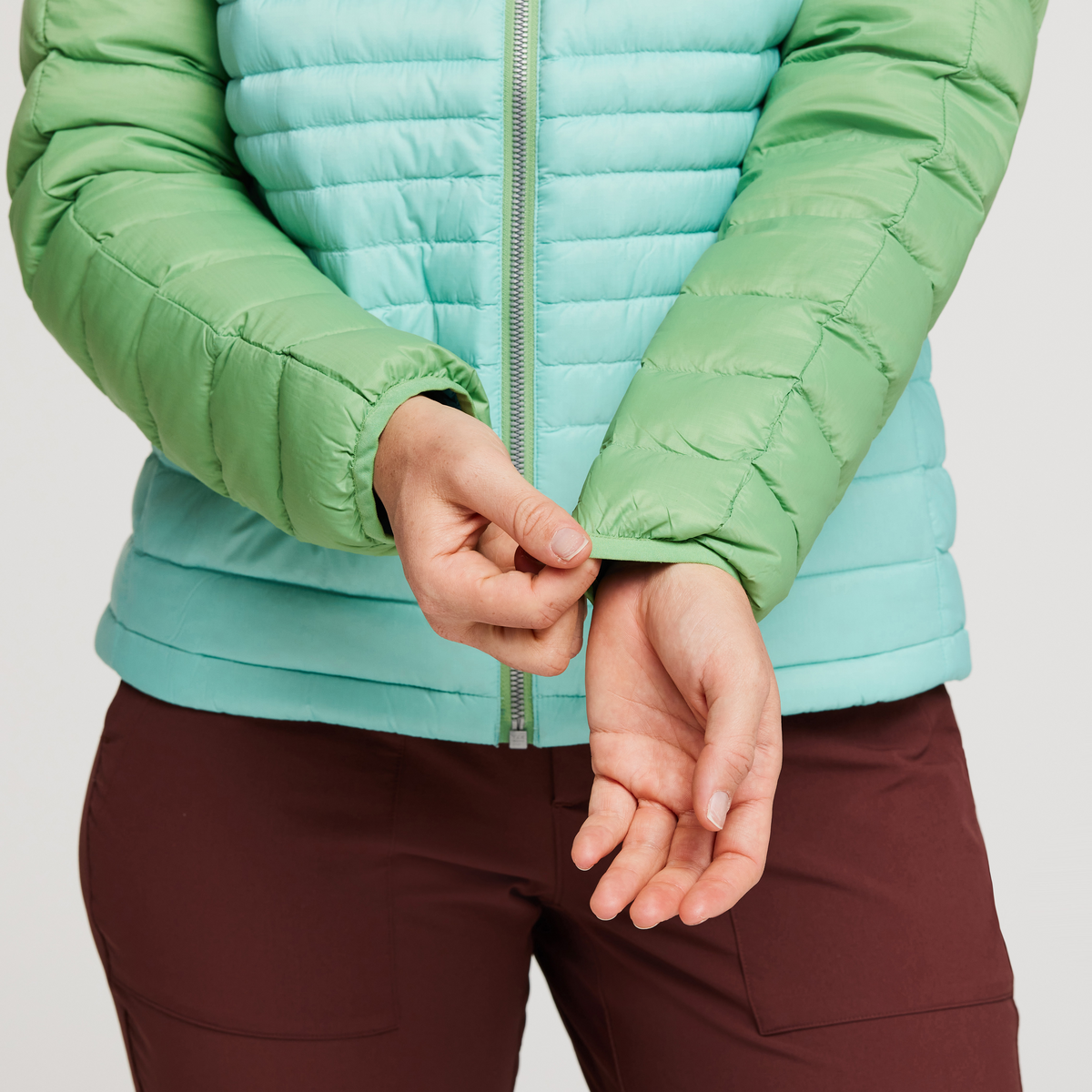 Fuego Down Hooded Jacket - Women's,Kelp/sea glass