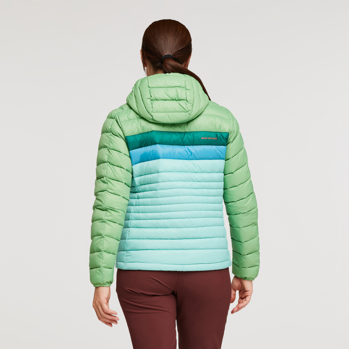 Fuego Down Hooded Jacket - Women's,Kelp/sea glass