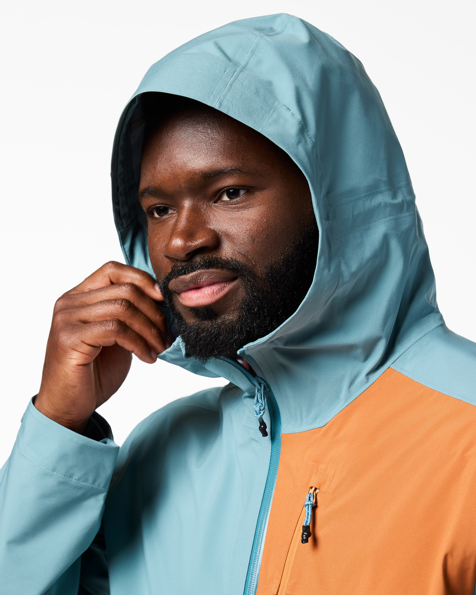 Impermeo 3L Hooded Shell Jacket-Mens