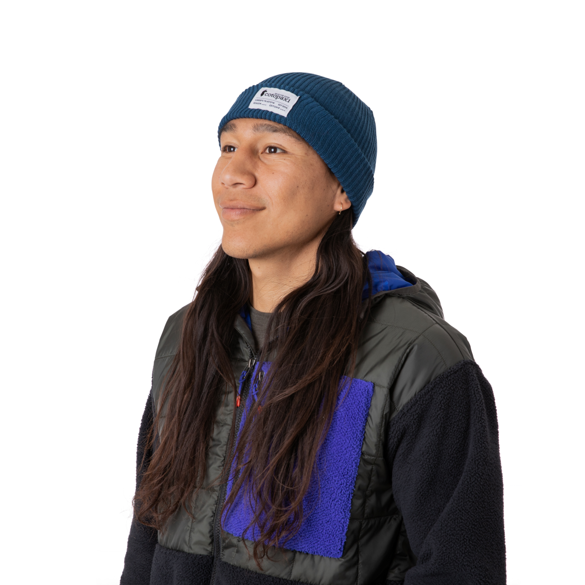 Wharf Beanie - Cotopaxi Patch, Indigo