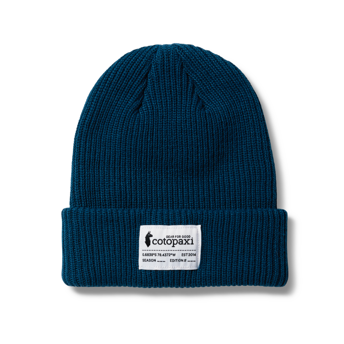 Wharf Beanie - Cotopaxi Patch, Indigo