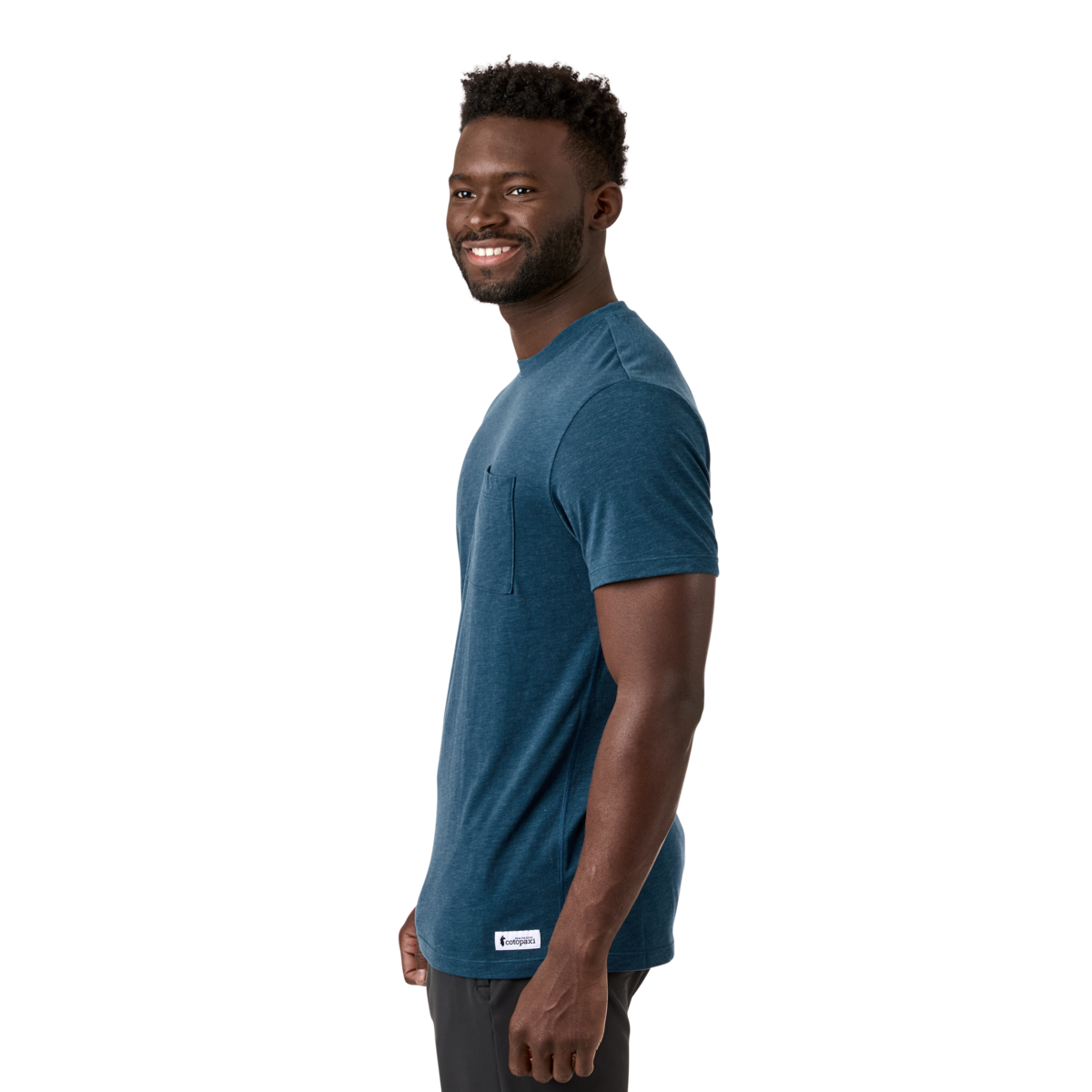 Paseo Travel Pocket T-Shirt - Men's, Indigo