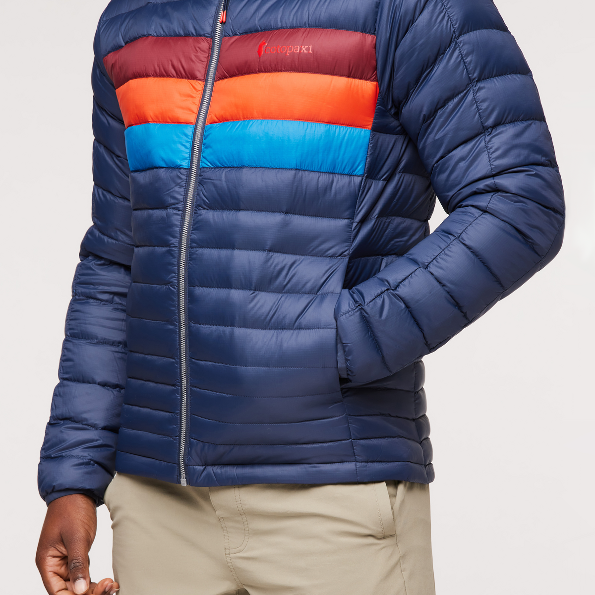 Fuego Down Jacket - Men's, Ink Stripes