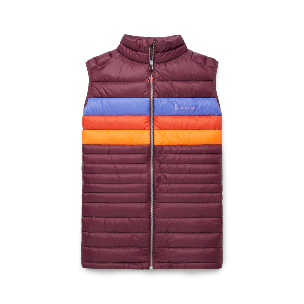 Fuego Down Vest - Plus Size - Women's, Wine Strips