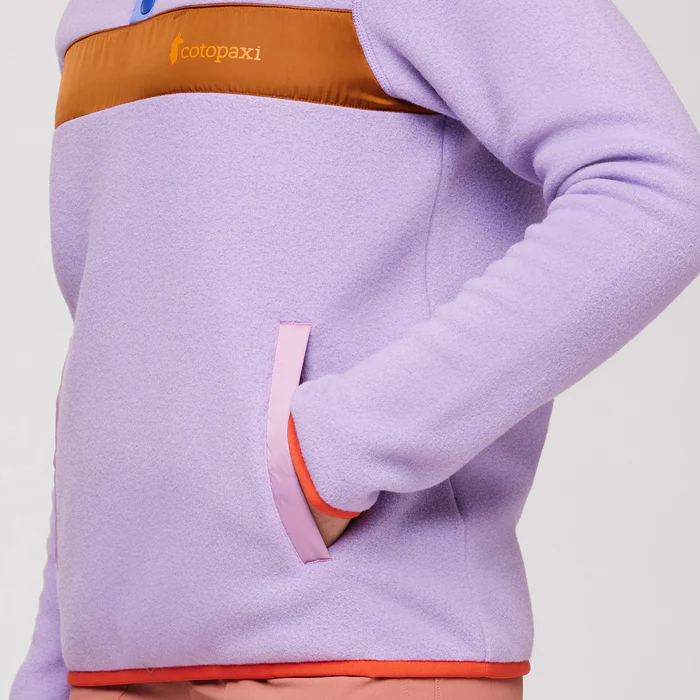 Teca Fleece Pullover - Plus Size - Women's, Fresh Flowers, Model Aya