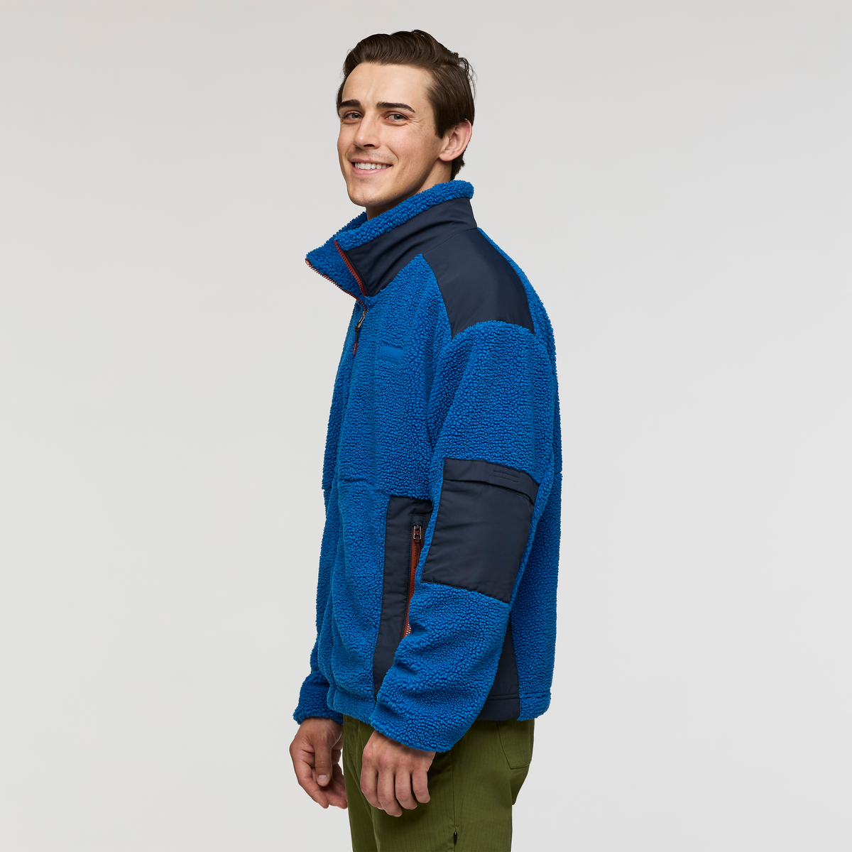 Bacano Fleece Jacket - Men's, Atlantic and Carbon