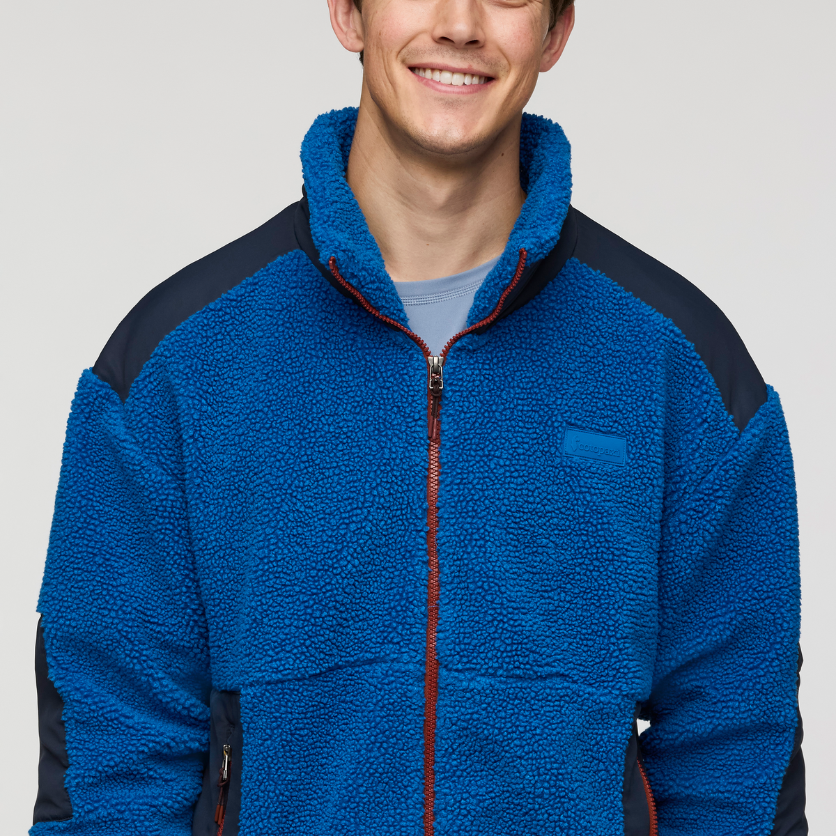 Bacano Fleece Jacket - Men's, Atlantic and Carbon