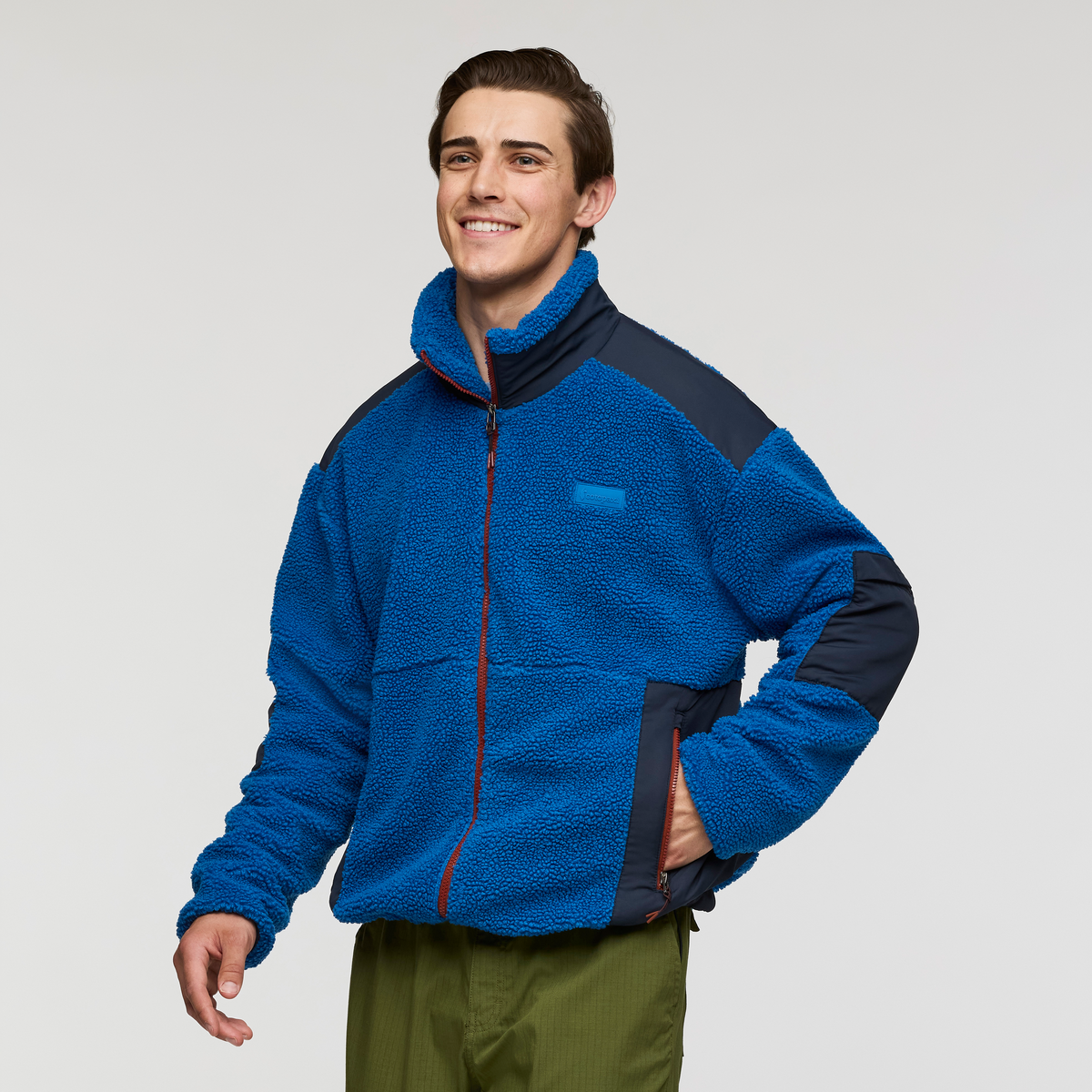 Bacano Fleece Jacket - Men's, Atlantic and Carbon