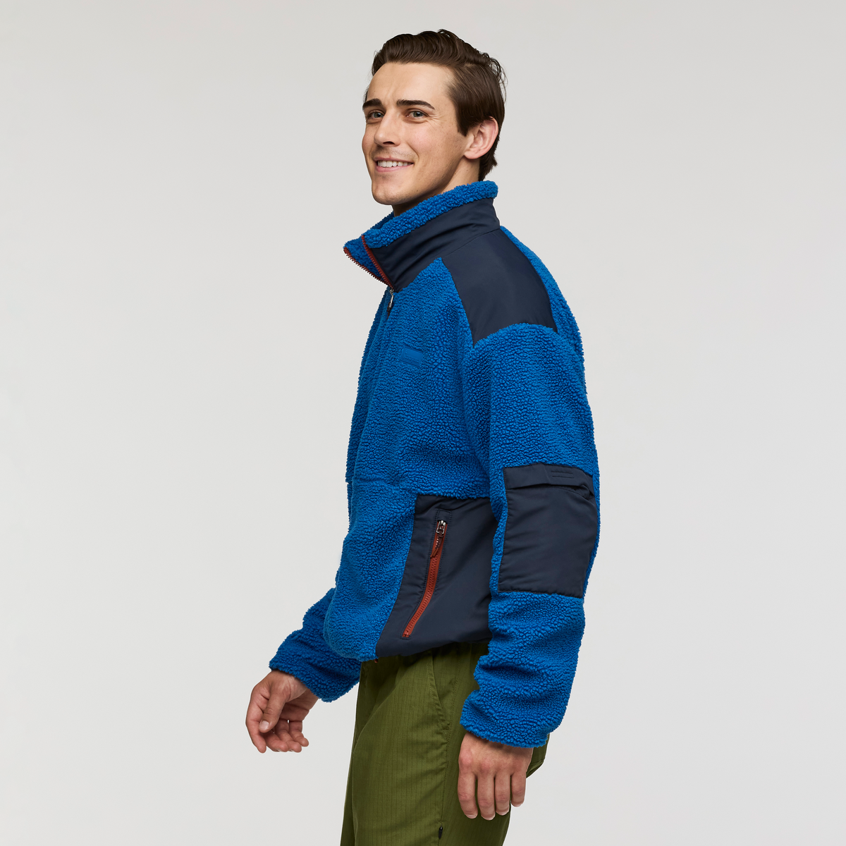 Bacano Fleece Jacket - Men's, Atlantic and Carbon