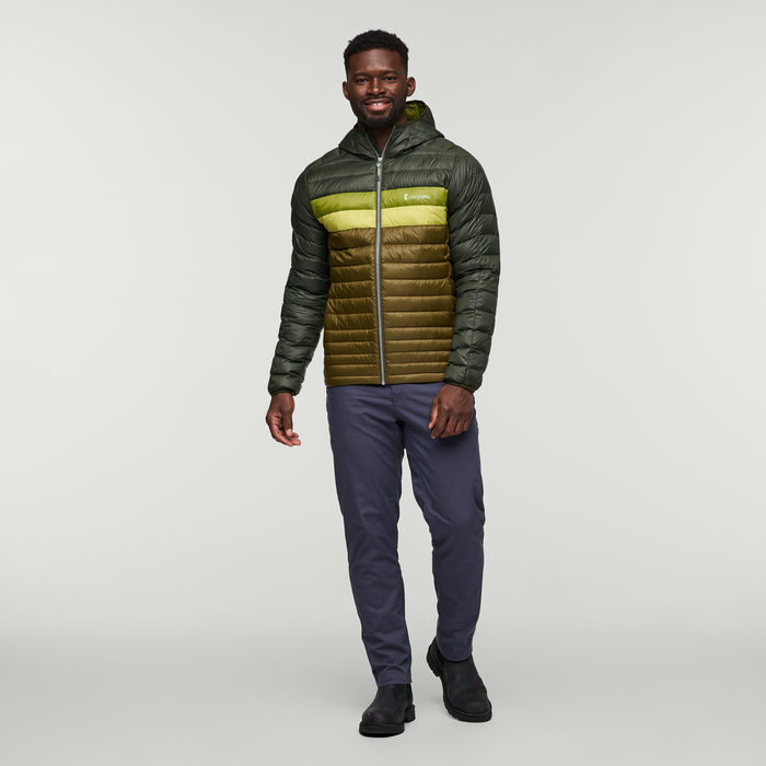 Fuego Down Hooded Jacket - Men's, Woods/Live Oak