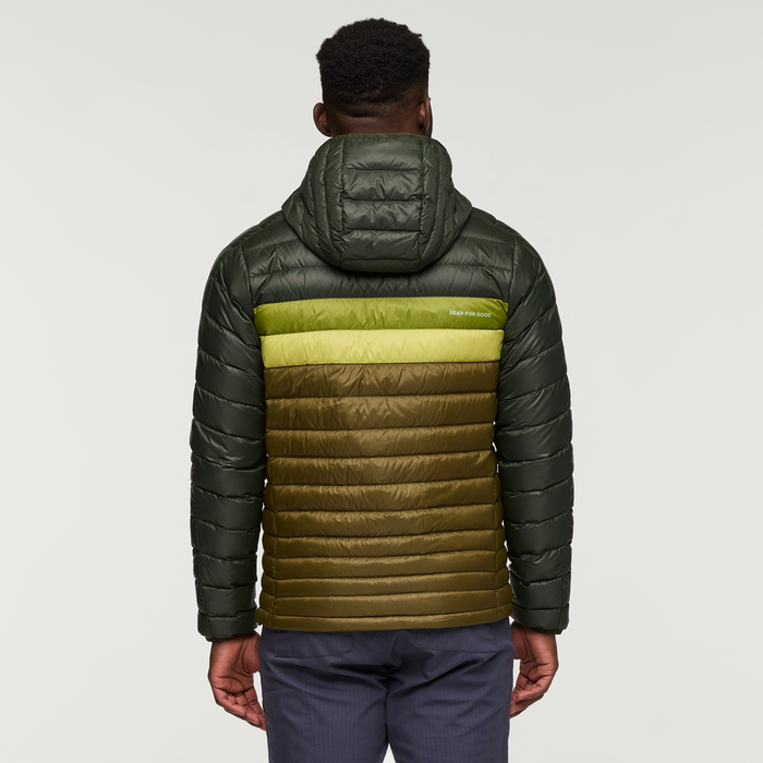 Fuego Down Hooded Jacket - Men's, Woods/Live Oak