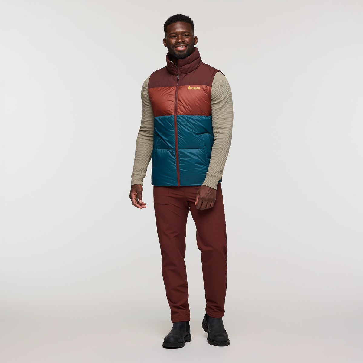 Solazo Down Vest - Men's, Chestnut/Rusty