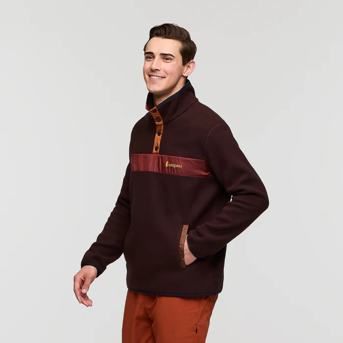 Teca Fleece Pullover - Recycled - Men's, Cowboy Coffee