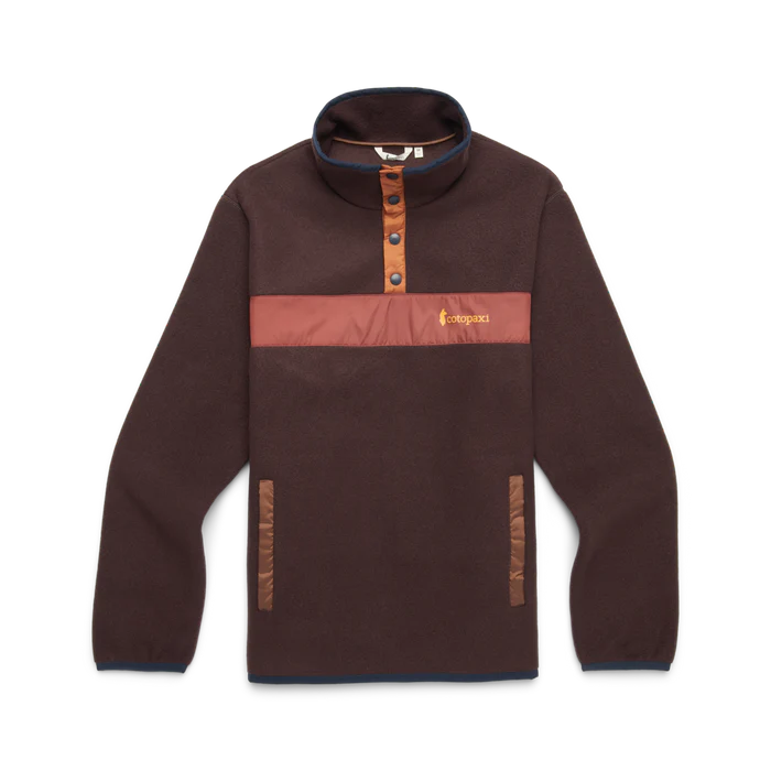 Teca Fleece Pullover - Recycled - Men's, Cowboy Coffee