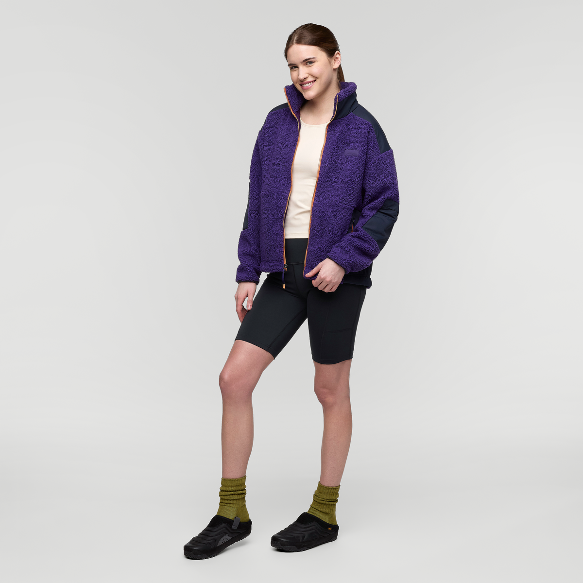 Bacano Fleece Jacket - Women's, Black Violet and Carbon