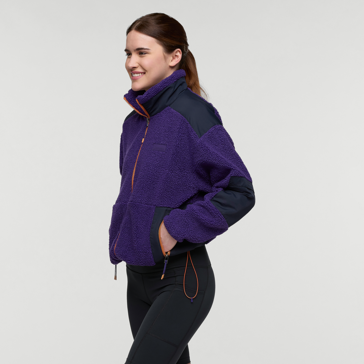 Bacano Fleece Jacket - Women's, Black Violet and Carbon