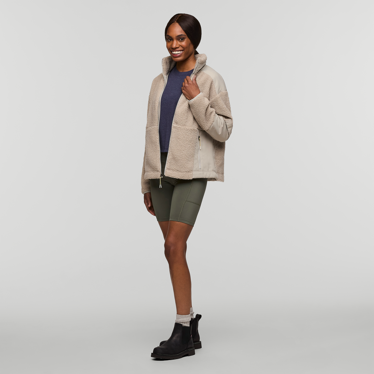 Bacano Fleece Jacket - Women's, Pebble