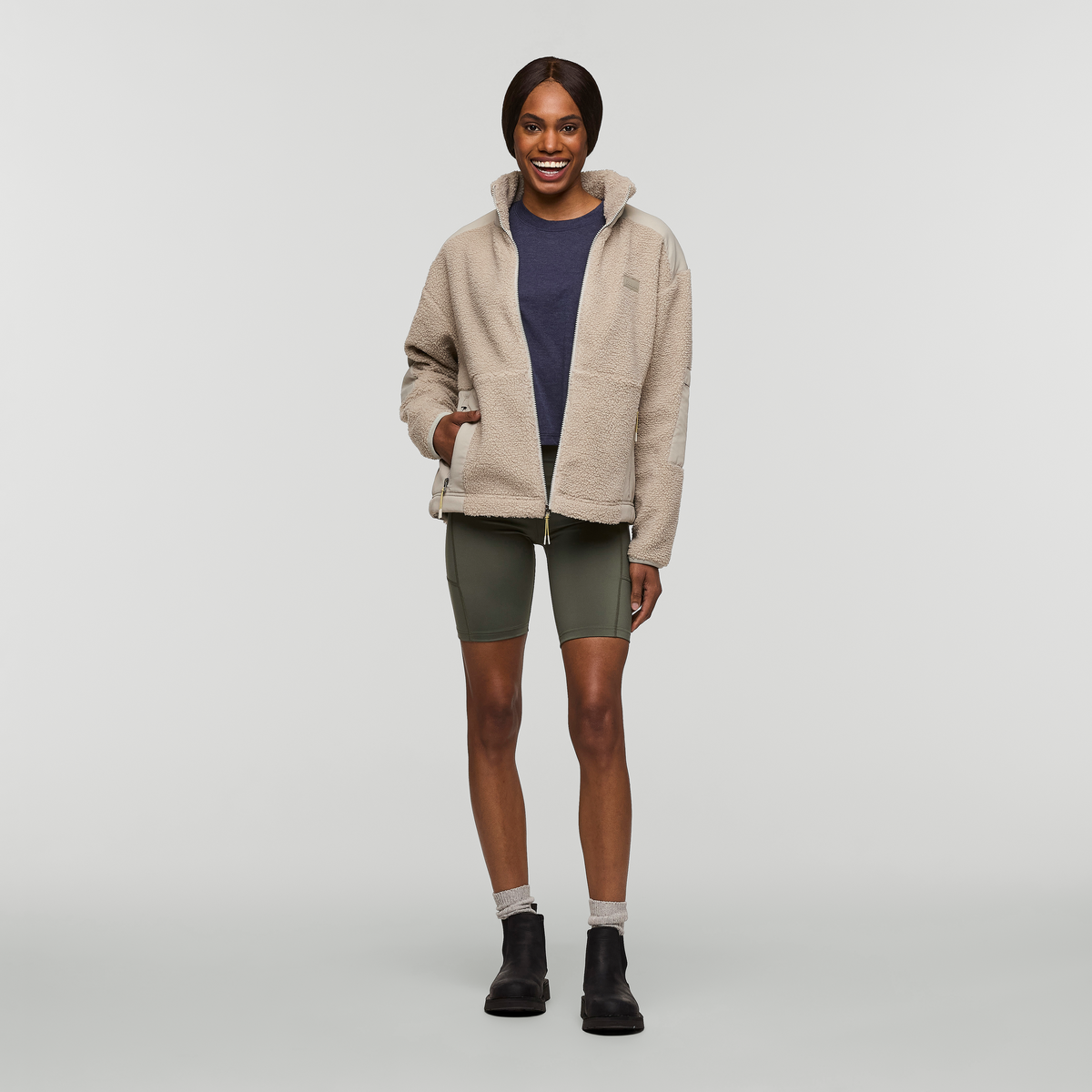 Bacano Fleece Jacket - Women's, Pebble