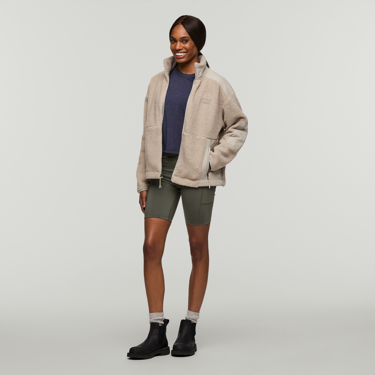 Bacano Fleece Jacket - Women's, Pebble