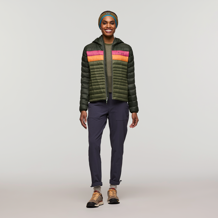 Fuego Hooded Down Jacket - Women's, Woods/Fatigue