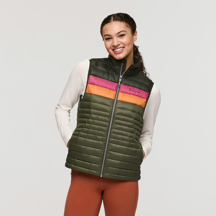Fuego Down Vest - Women's, Woods/Fatigue