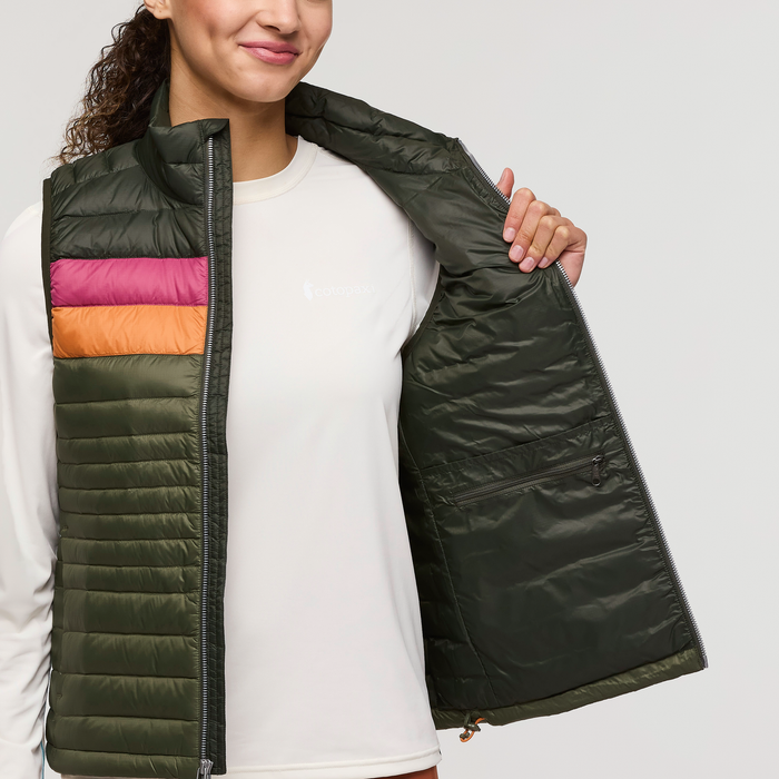 Fuego Down Vest - Women's, Woods/Fatigue