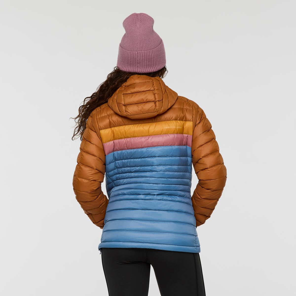 Fuego Down Hooded Jacket - Women's, Sienna/Fjord
