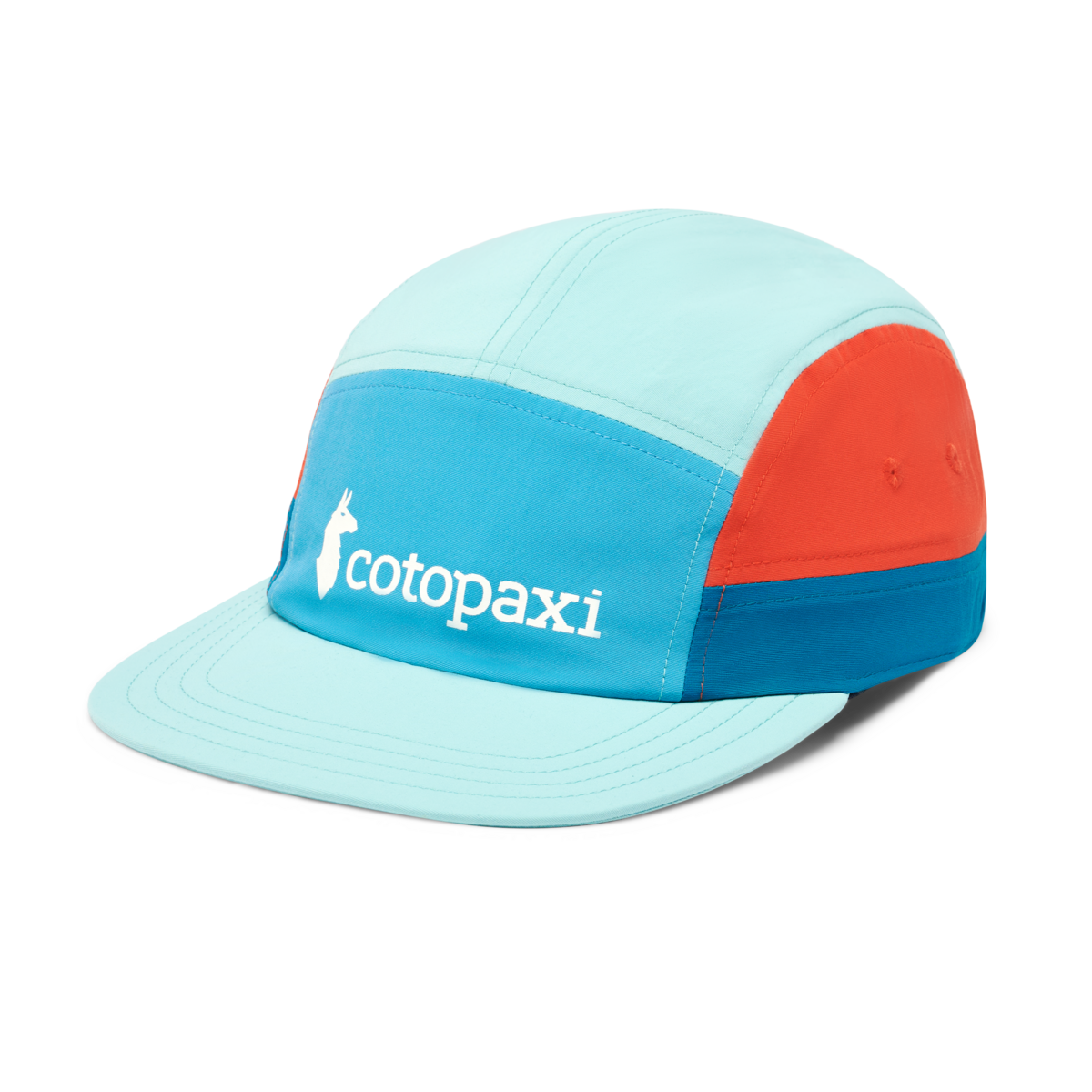 Cotopaxi Tech 5-Panel Hat, Poolside/Sea Glass