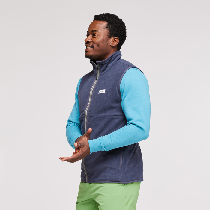 Hooded fleece vest mens shop