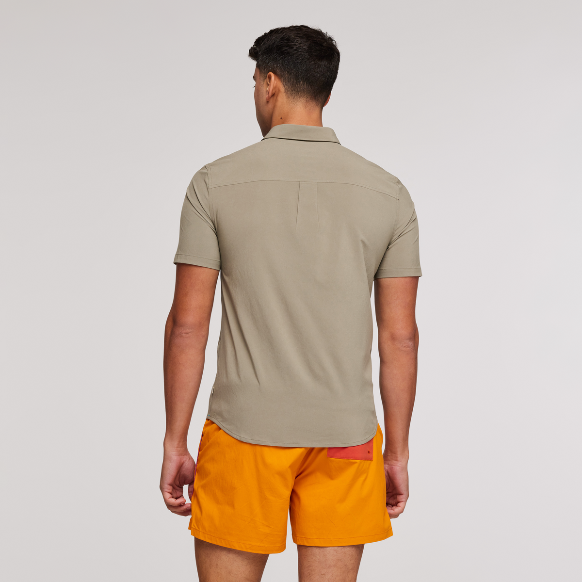 Cambio Button Up Shirt - Solid Men's, Stone